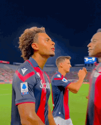 Joshua Zirkzee Hyping Up Fans GIF