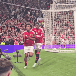 Joshua Zirkzee Running Through Field GIF