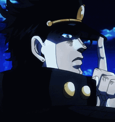 Jotaro Kujo Hat Tilt GIF