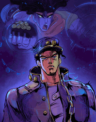 Jotaro Star Platinum Endless Punch GIF | GIFDB.com