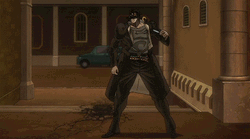 Jotaro Star Platinum Knife Throw GIF