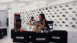 Jourdan Dunn Kick Game GIF