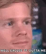 Journalist Drew Scanlon Excuse Tf Outta Me Meme GIF