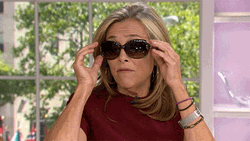 Journalist Meredith Vieira Black Eye Revelation  GIF