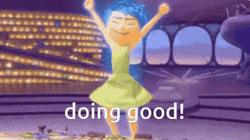 Joy Inside Out Doing Good Cheer GIF