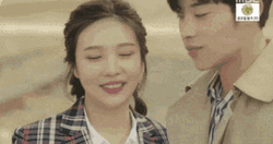 Joy Red Kiss On Cheek GIF