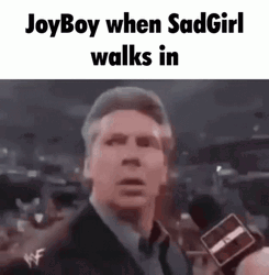 Joyboy When Sadgirl Walks In Meme GIF