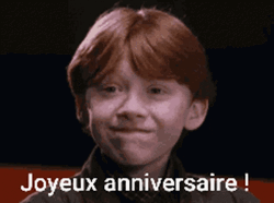 Joyeux Anniversaire Ron Weasley Nodding GIF