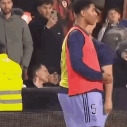 Jude Bellingham Stretching GIF