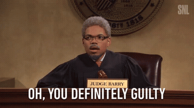 Judge Barry Saying Guilty GIF
