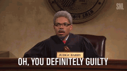 Judge Barry You Definitely Guilty  GIF
