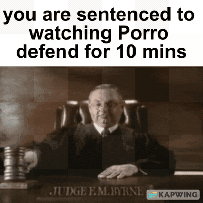 Judge F.M. Byrne Holding Hammer GIF