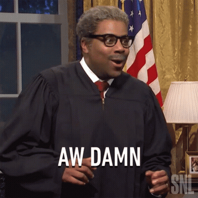 Judge Gown Man Aw Damn American Flag GIF
