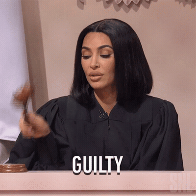 Judge Holding Gavel Guilty GIF