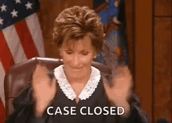 Judge Judy Case Closed Gavel GIF
