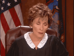Judge Judy Eye Roll Meme GIF