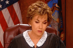Judge Judy Eye To Eye GIF