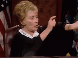 Judge Judy Time It's Nano Time GIF