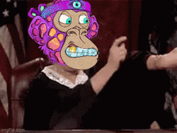 Judge Judy Time Trippin' Ape Hurry GIF