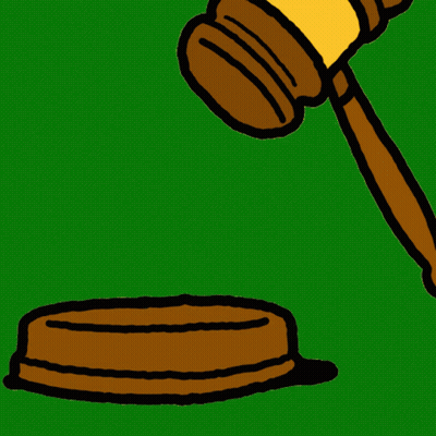 Judge's Gavel Courts Uphold Our Freedoms #Govotewi GIF