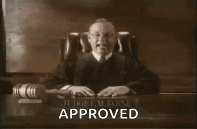 Judge Saying Approved GIF