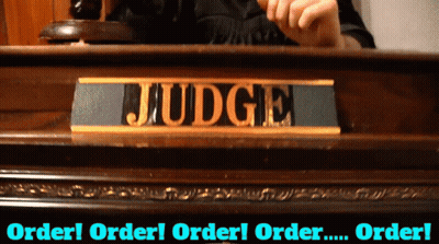 Judge Sign In Gold GIF