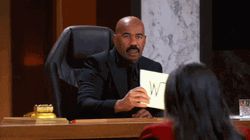 Judge Steve Harvey Wtf Cardboard GIF