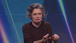 Judith Lucy Demonstrate Wax On Wax Off GIF