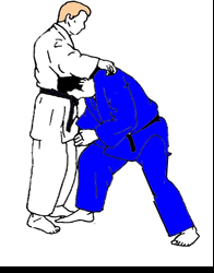 Judo Cartoon Takedown GIF