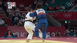 Judo Michaela Polleres Chizuru Arai  GIF