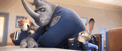 Judy Hopps Fist Bump With McHorn GIF