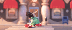 Judy Hopps Saves Little Lady GIF