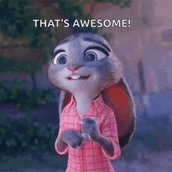 Judy Hopps Tearful Everything Is Awesome GIF