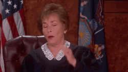 Judy Sheindlin Oy Vey GIF