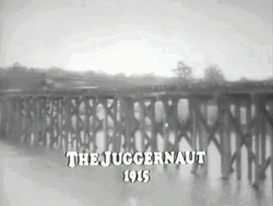 Juggernaut Train Wreck GIF