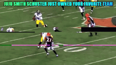 Juju Smith Schuster Owned Your Favorite Team GIF