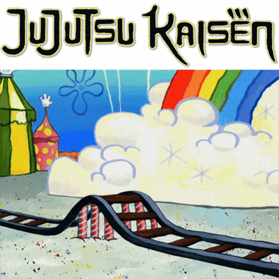 Jujutsu Kaisen Roller Coaster Poster GIF