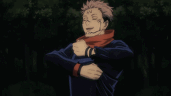Jujutsu Kaisen Sukuna Shirt Rip GIF