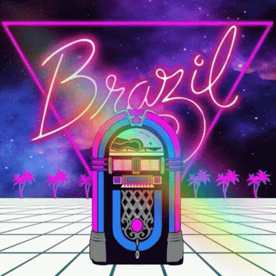Jukebox With Word Brazil GIF