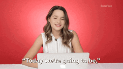 Jules Leblanc Today We're Going Blah Blah Blah GIF