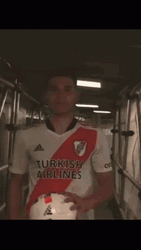 Julian Alvarez Holding Football GIF