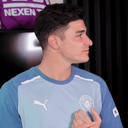 Julian Alvarez Interview GIF