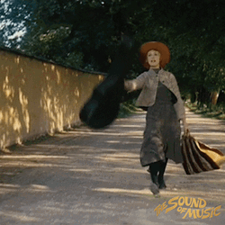 Julie Andrews Excited Sound Of Music