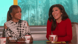 Julie Chen Drinking Coffee GIF