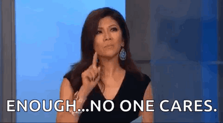Julie Chen Enough No One Cares GIF