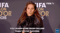 Julie Ertz Learn More From Failure GIF