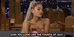 July 4Th Ariana Grande Jimmy Fallon Show GIF