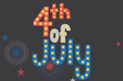 July 4Th Cartoon Fireworks GIF