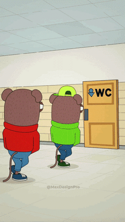 Jumbo Josh Fall In Line In Comfort Room GIF