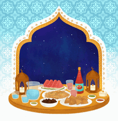 Jumma Mubarak Family Feast Celebration GIF